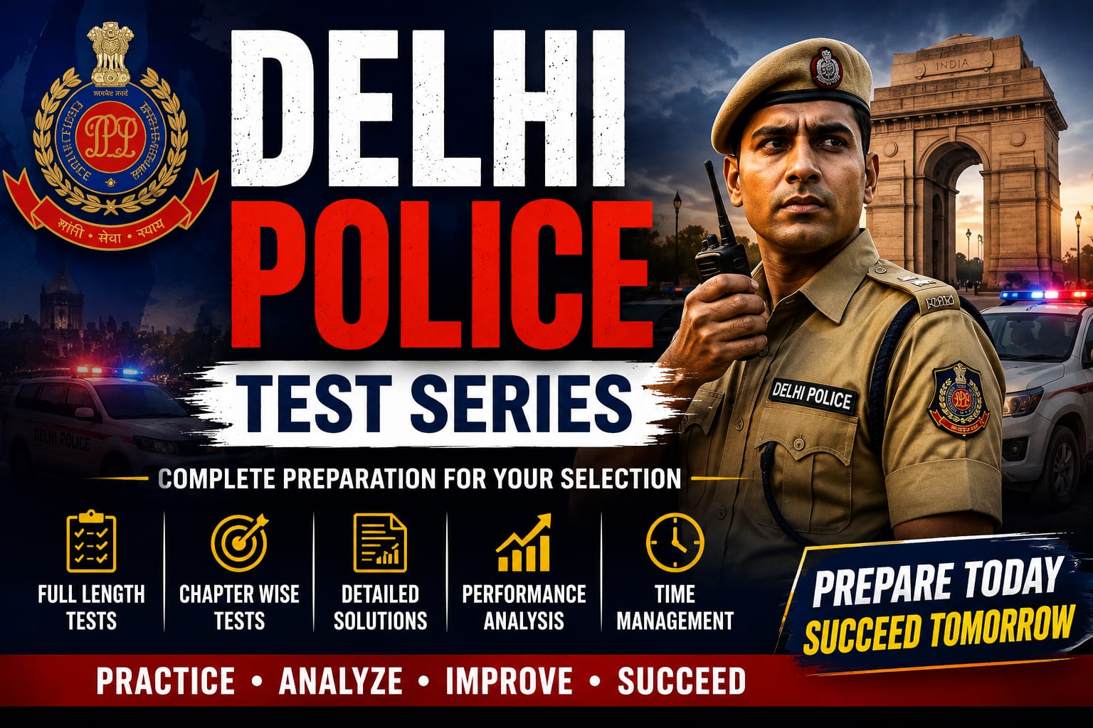 Delhi Police Constable Exam Based Test Series 2026